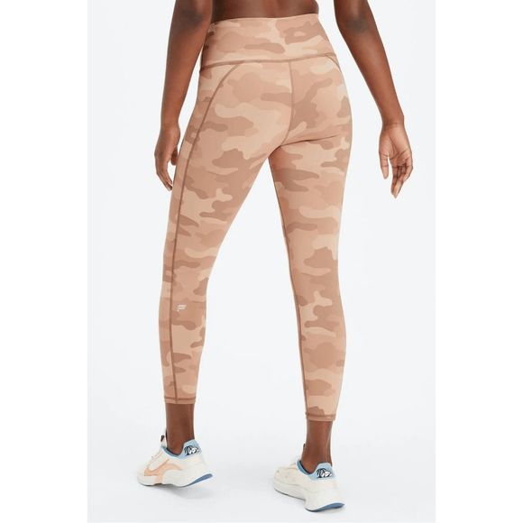 Fabletics Womens Tan Define Powerhold High Waisted Teddy Camo Leggings Size Larg - Picture 3 of 7